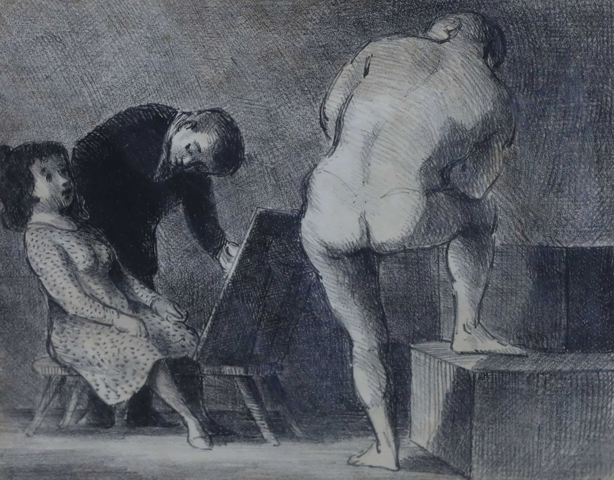 Edward Ardizzone R.A. (1900-1979), 'The Drawing Lesson', lithograph on wove, 20 x 24cm